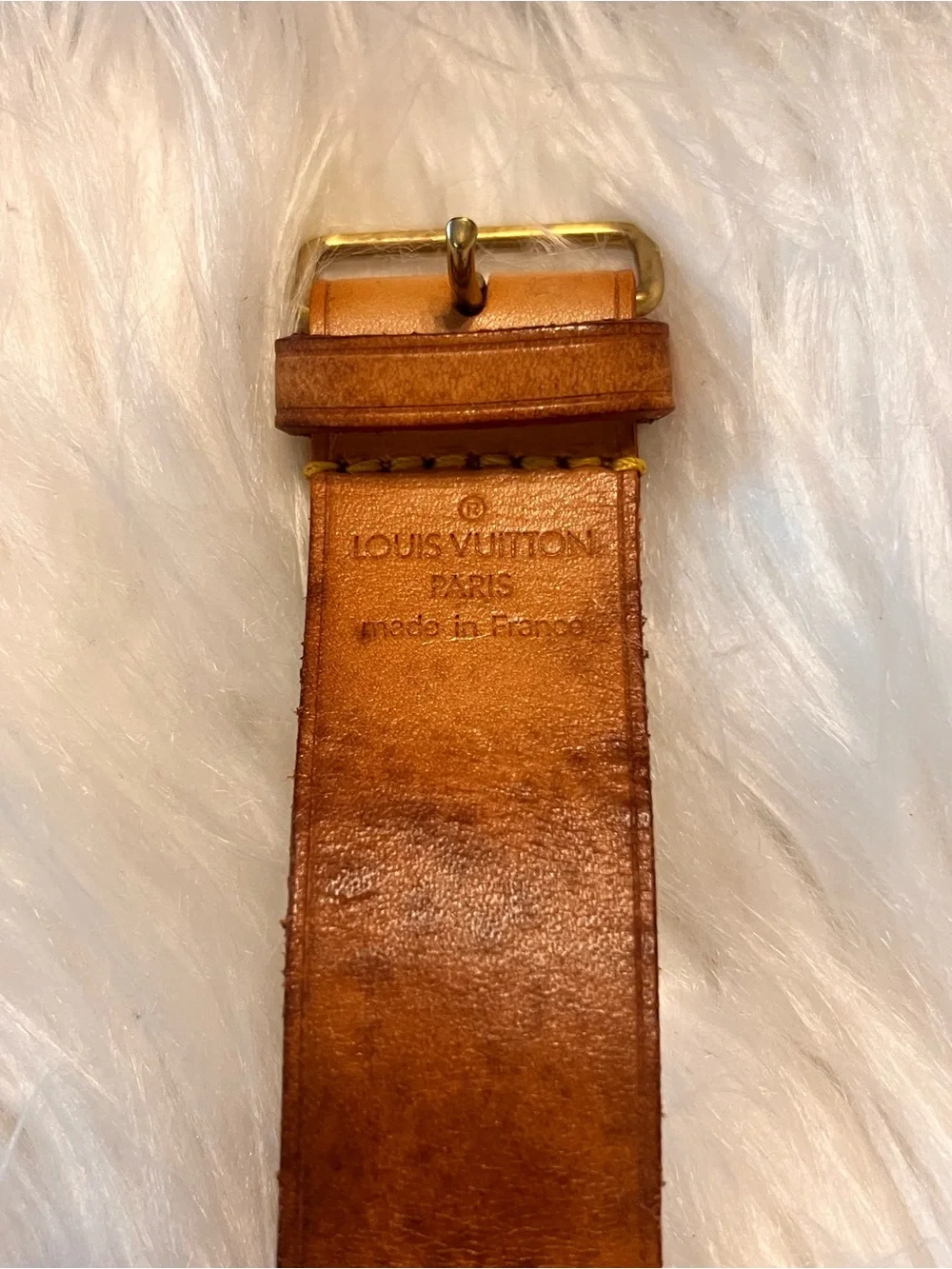 Louis Vuitton elegant tan